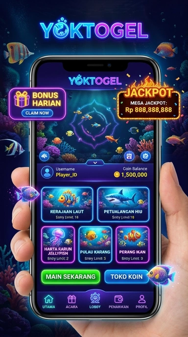 Layar utama yoktogel — antarmuka bersih setelah instalasi